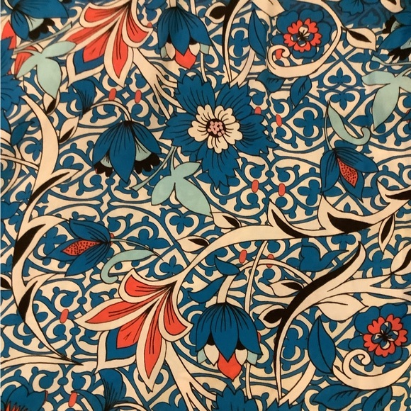 Johnny Was Blue Bondi Long Sleeve Top With Lace Trim, Size 2X. - Picture 9 of 15